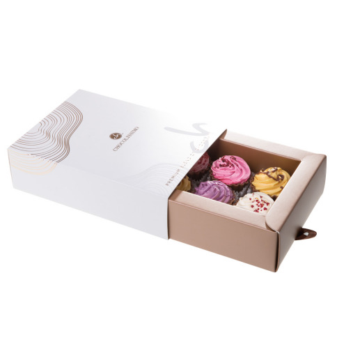 Chocolaadjes in vorm van cupcakes