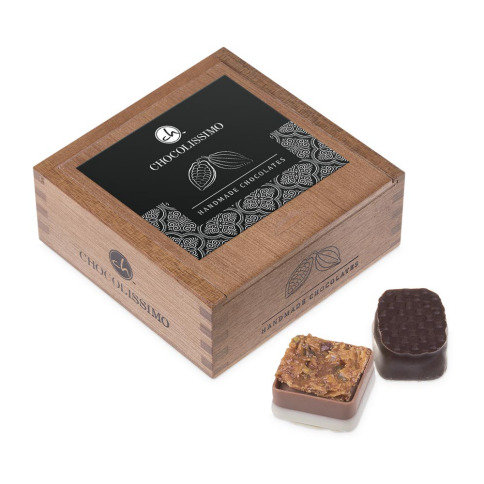 elegance mini, chocolats, pralin&eacute;s
