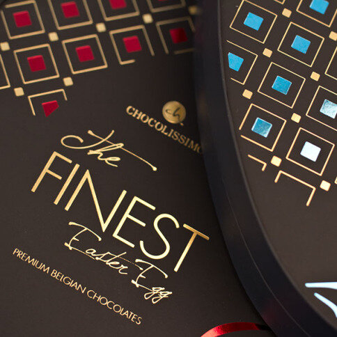 El&eacute;gante bo&icirc;te de chocolat &agrave; offrir &agrave; P&acirc;ques