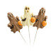 3 chocolate lollipops - Ghosts