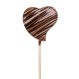 Chocolat lollipop - Heart - Milk chocolate