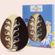 Happy Easter Tricolor Egg - Chocolate Easter Egg