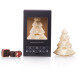 Luxe witte chocolade kerstboom met pralines