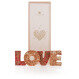 Milk chocolate letters - LOVE
