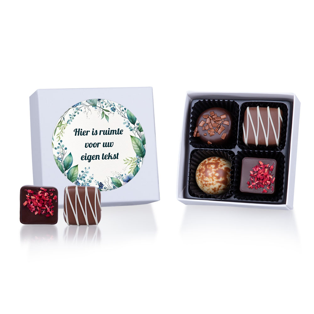 White XS with sticker - Pralines