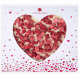 Chocolade Hart - Witte chocolade - Aardbeien