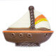 Chocolate sail boat