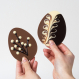 Happy Easter Tricolor Egg - Chocolate Easter Egg