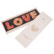 Milk chocolate letters - LOVE