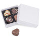 White Quadro - Heart - Chocolates