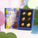 6 chocolade paaseitjes - Happy Easter