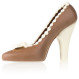Choco High Heel - Brown - Melk - Chocolade schoen