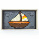 Chocolate sail boat