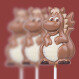 Chocolade lolly - Draak