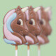 Sucette en chocolate - Licorne 